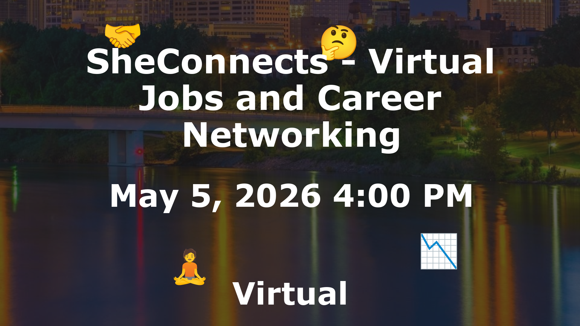 SheConnects - Virtual Jobs and Career Networking event image